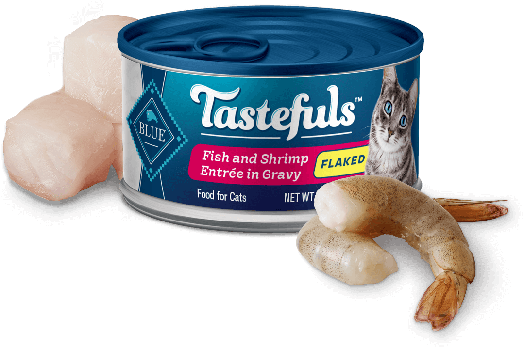 BLUE Buffalo Tastefuls Flaked Fish And Shrimp In Gravy - Adult Cat